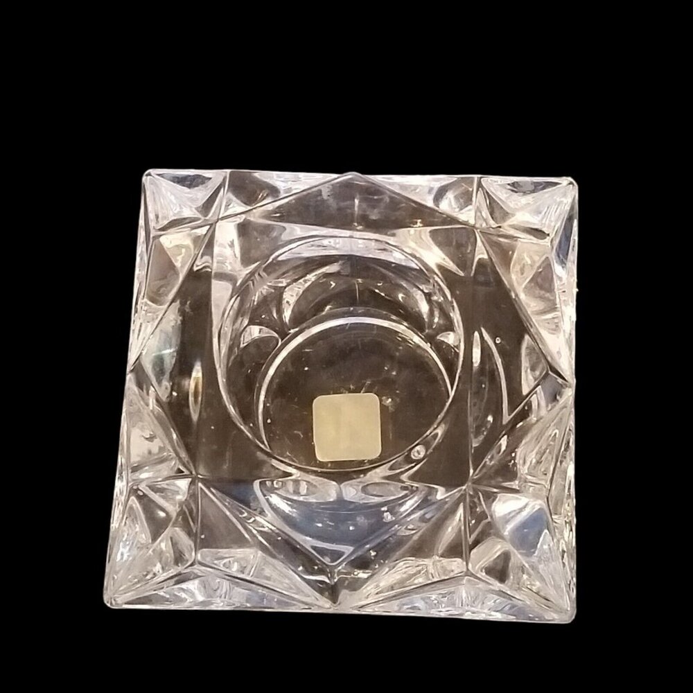 PartyLite Quad Prism 24% Lead Crystal Votive Candle Holder - Picture 3 of 8